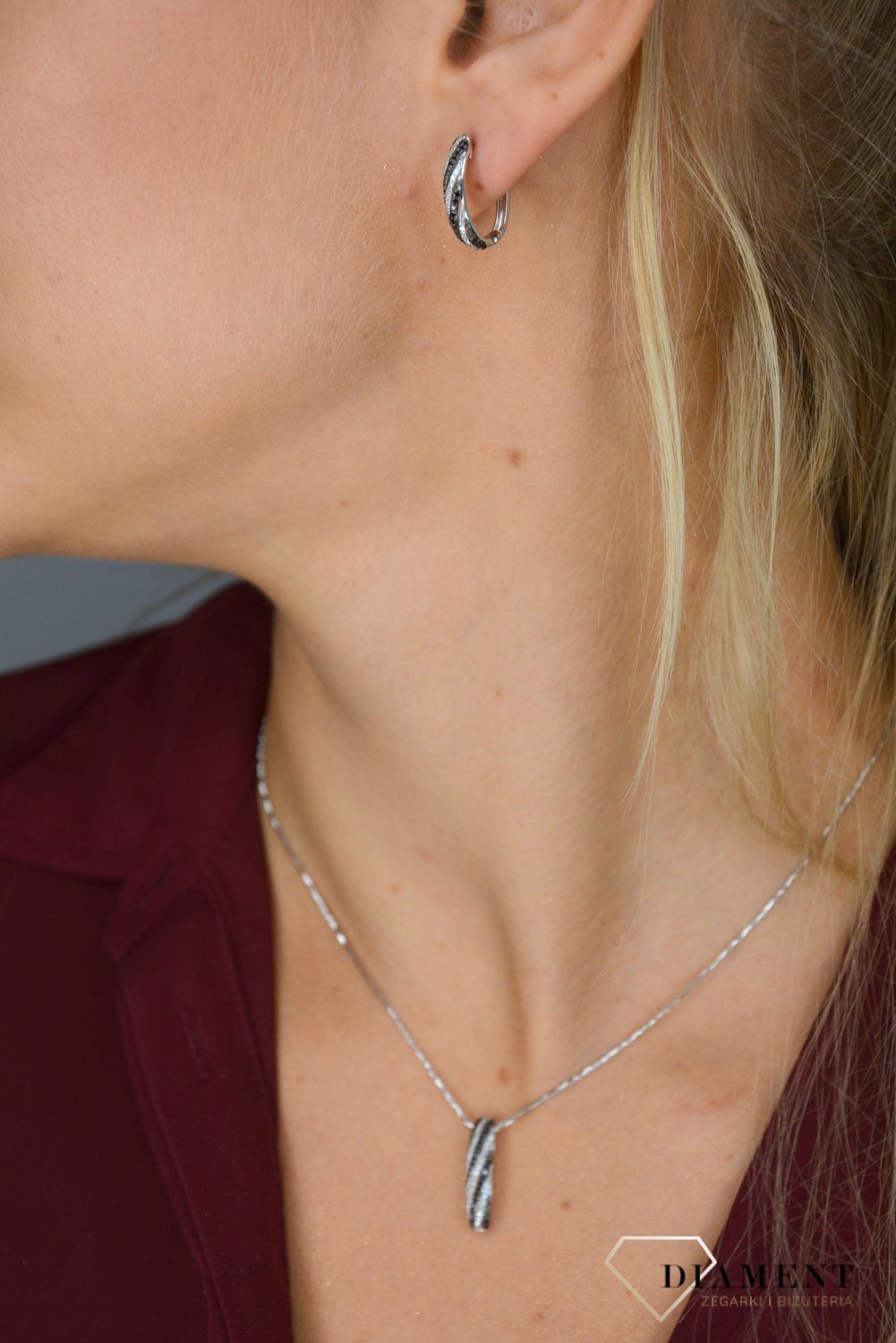 Złoty łańcuszek 585 lineczka Białe Złoto 1 mm DIA-LAN-1214-585 1mm ✅ Złoty łańcuszek wykonany z najwyższej jakości 14-karatowego białego złota ✅.jpg